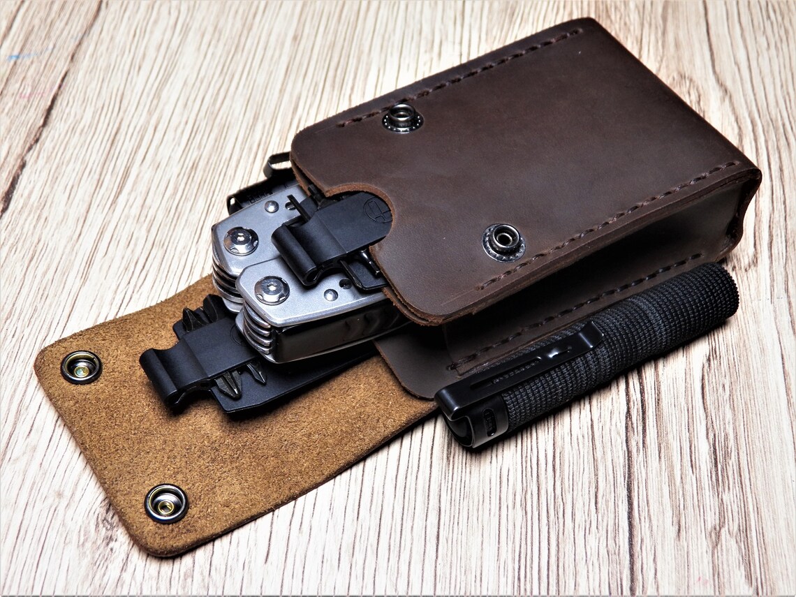 EDC Leather Belt Pouch EDC Pocket Organizer Pouch for Etsy