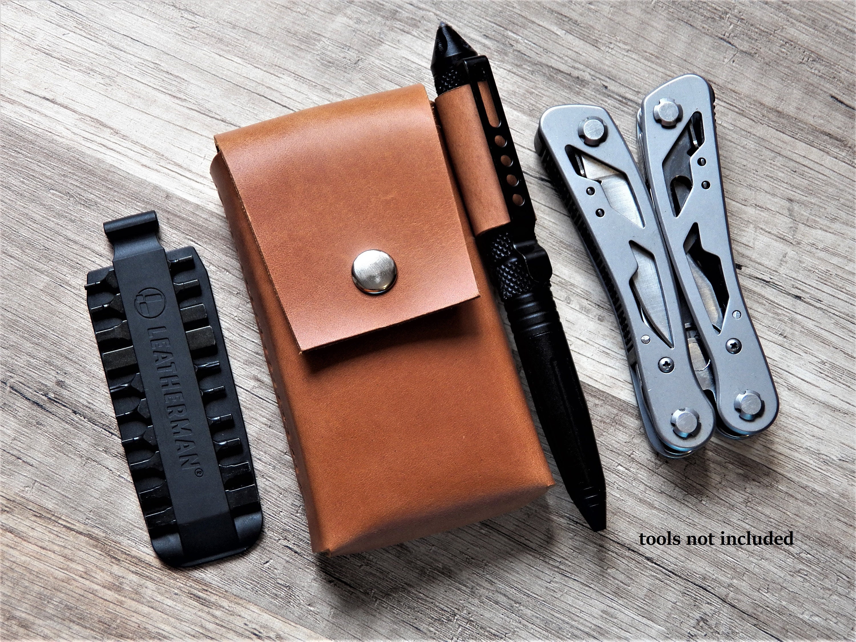 leather edc belt organizer