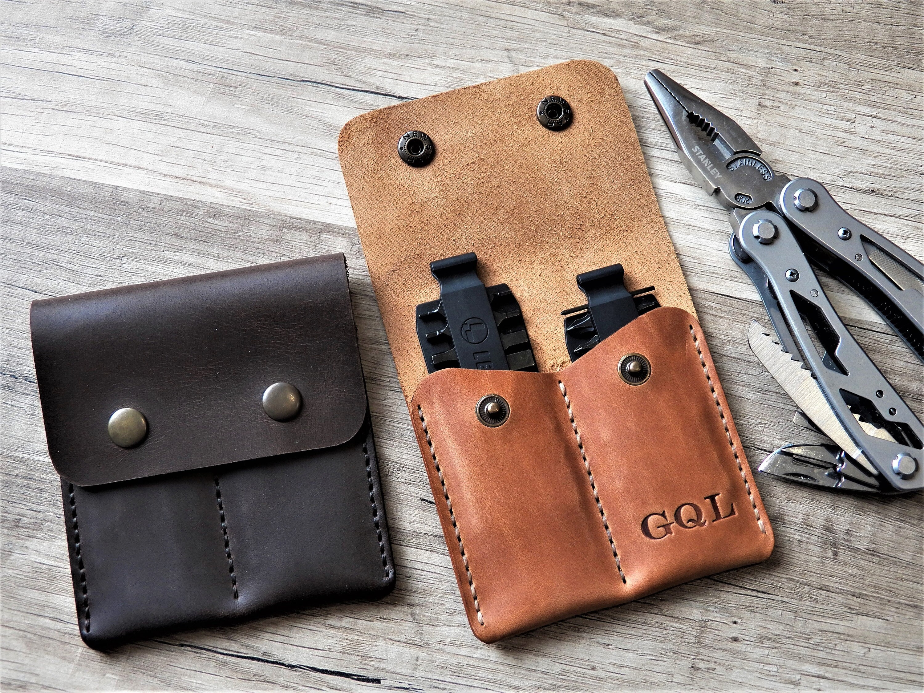 Leatherman bit kit sheath EDC pocket organizer Bit holder Etsy