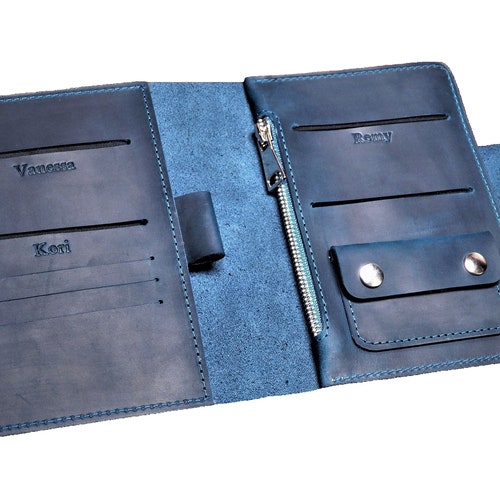 Family Passport Holder 4 Leather Travel Wallet/ Family Etsy