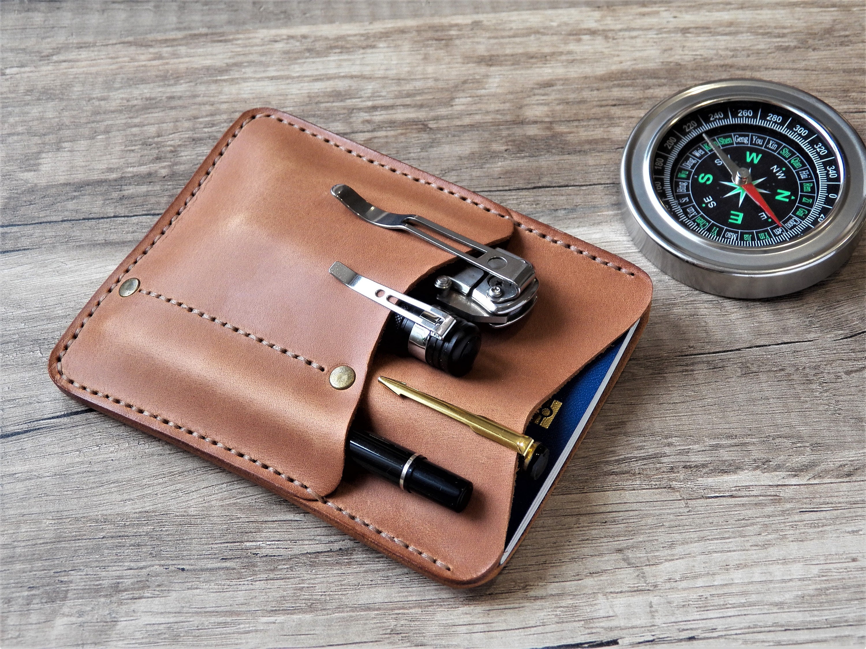 EDC organizer EDC pocket organizer front pocket wallet mens Etsy