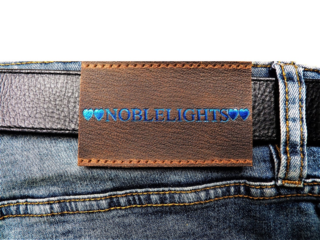 Leather Label for Jeans Personalized Custom Leather Label Label for