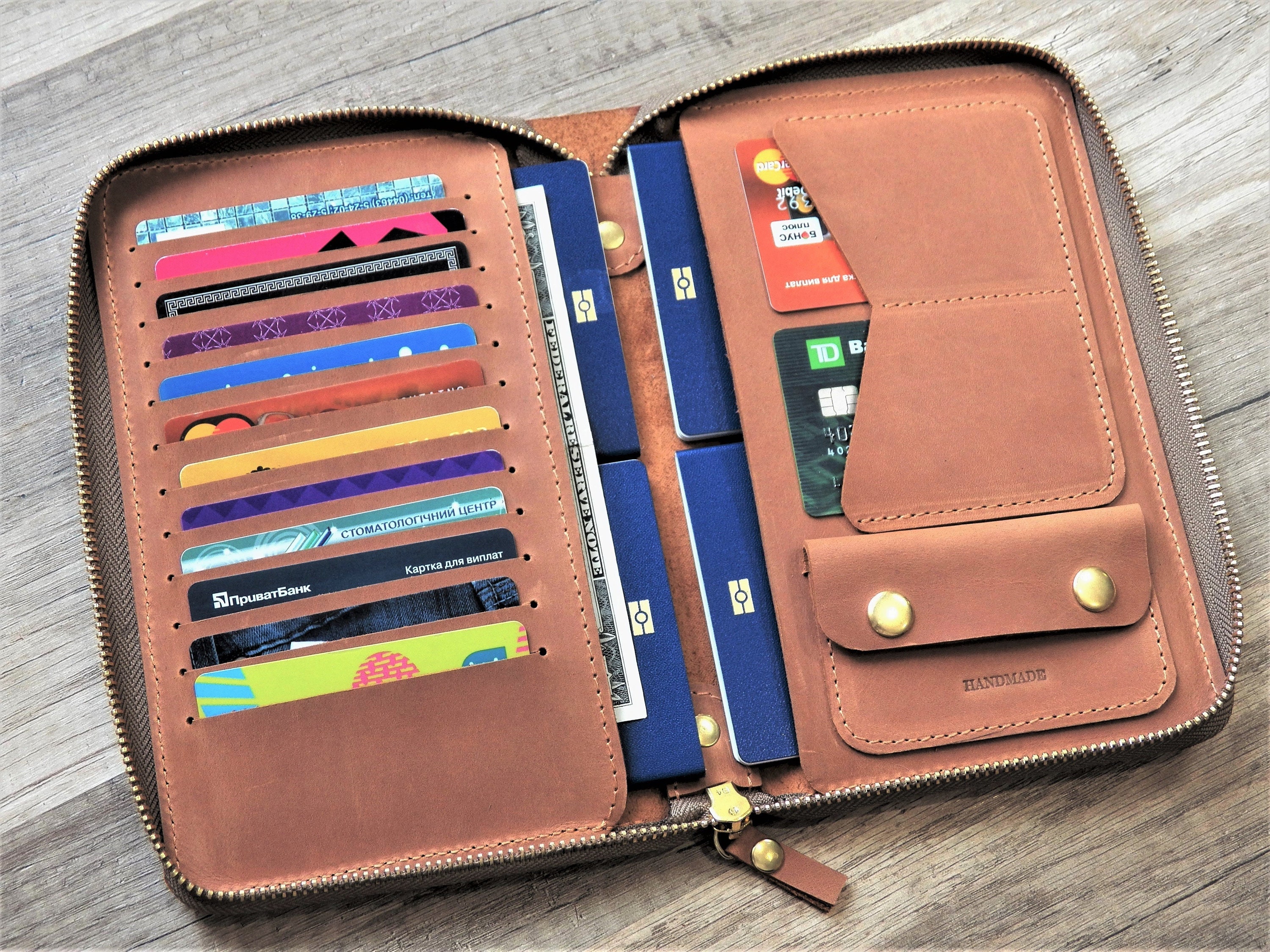 Travel gifts for women Personalized travel document wallet Etsy