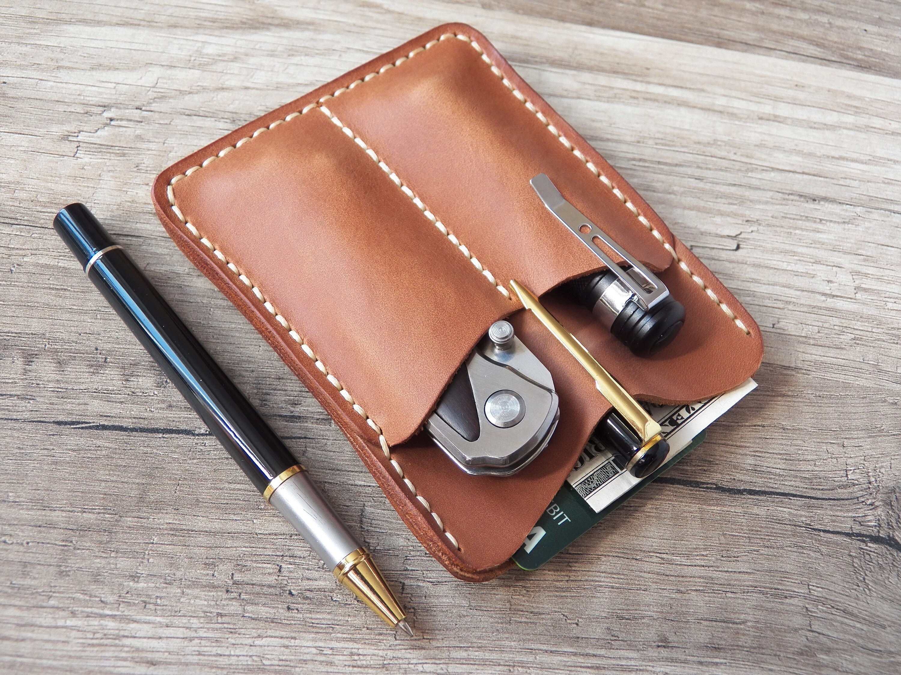 EDC Multitool sheath Front pocket wallet EDC pouch Mens pocket Etsy