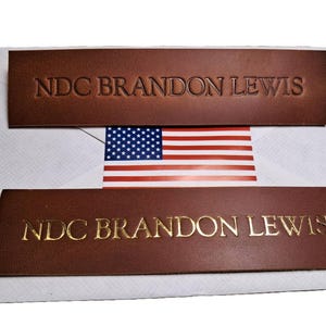 Personalisierter Leder-Patch Ledername Stitch auf Patch Leder-Namensschild Patch Jeans Individueller Leder-Patch Stitch auf Leder-Tag-Label-Namen