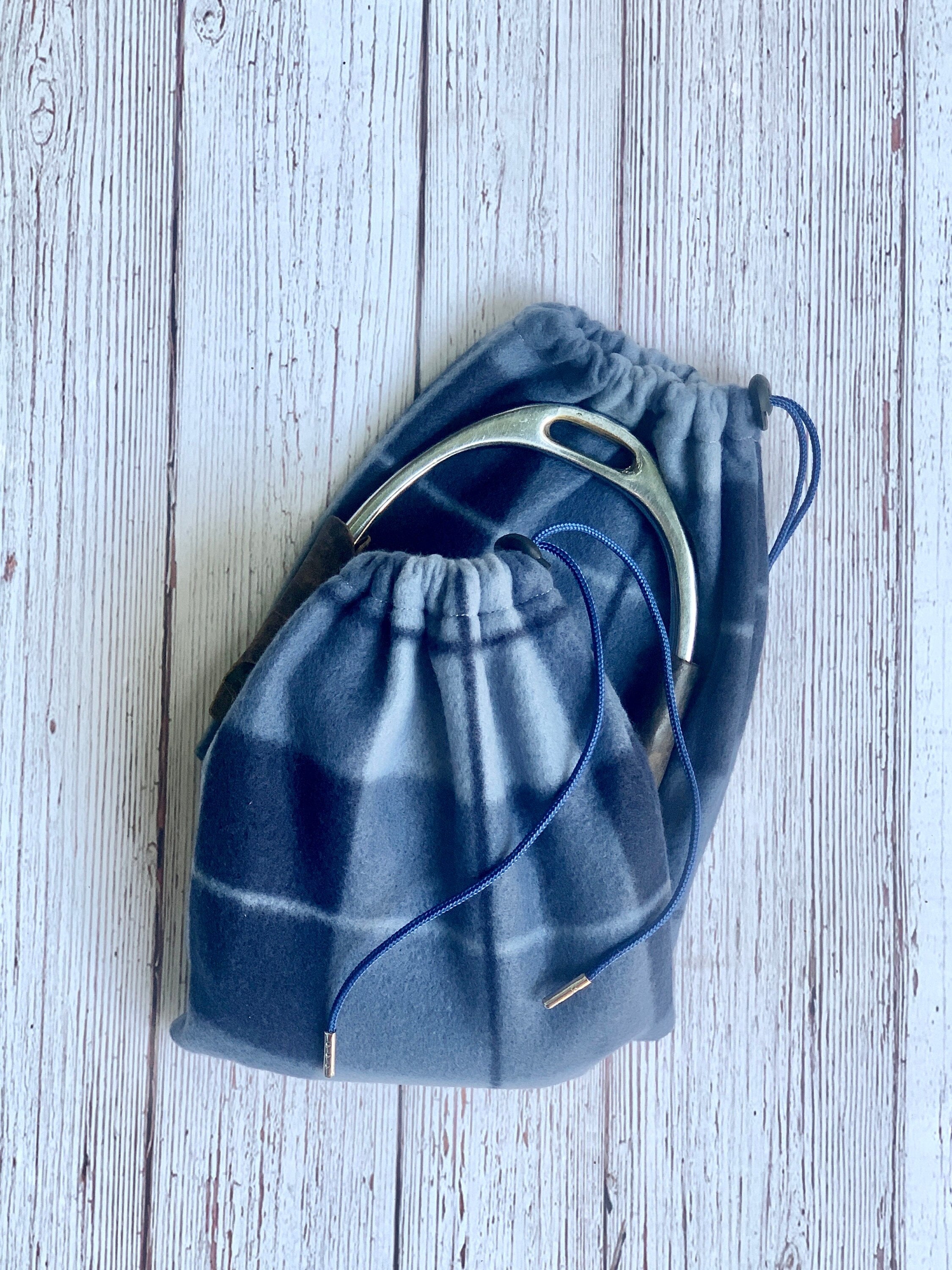 Housse De Selle Dover Bleue Avec Intérieur En Polaire à Carreaux - Occasion En Bon état