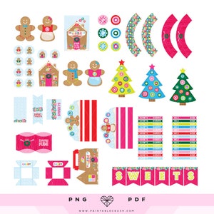 Gingerbread House Party Printables