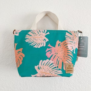 Hawai'i Artist // Mini Tote Crossbody 008 // Made in Hawai'i print design by Kris Wong Design