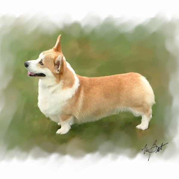 Pembroke Corgi #4 Note Cards