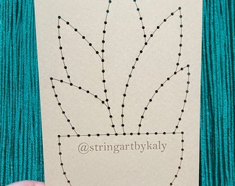 Printable String Art Mountain Template Instant Download - Etsy