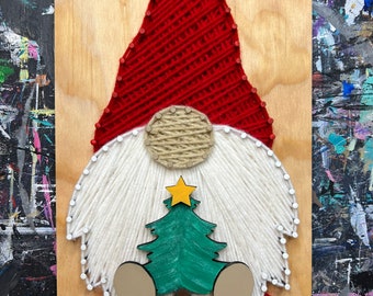 Wooden Tree Shape, Interchangeable Gnome Addition, Seasonal Decor, Christmas Decor