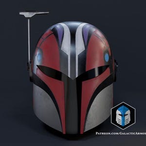 Raw DIY Helmet Accessory for Sabine Wren Helmet | Scale to Fit