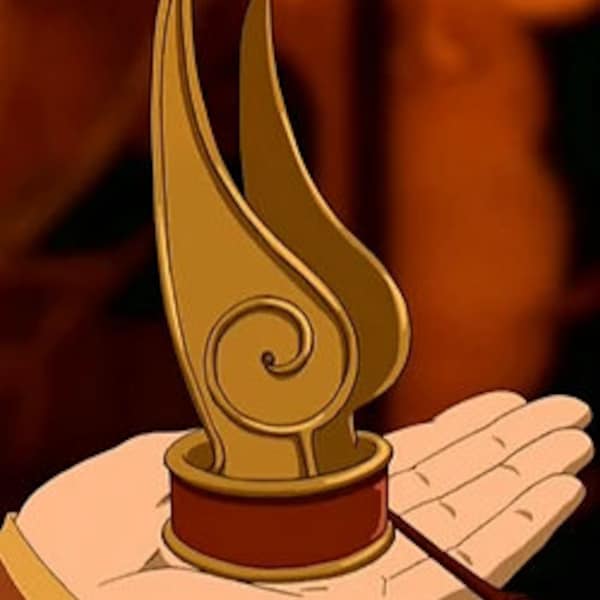 Fire Nation Price Royal Relic Accessory for Zuko or Avatar Roku Costumes