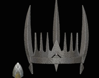 Corona per il tuo costume di Sauron / Kit fai da te grezzo / Accessorio indossabile
