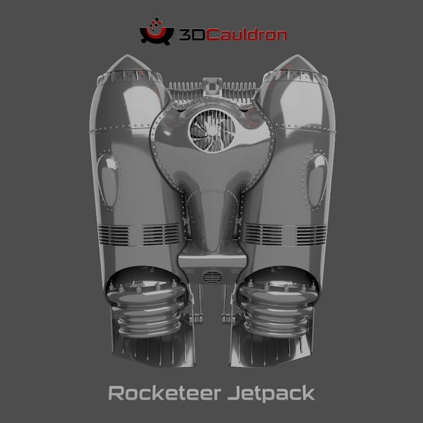 Wearable Jetpack for Rocketeer Costumes | Full Size Wearable Jet Pack | Raw DIY Kit