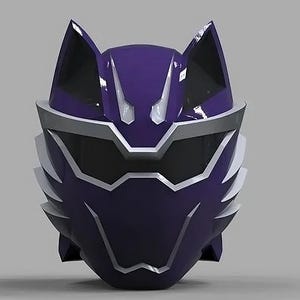 Raw DIY Helmet Accessory for Violet Power Ranger | Costumes | Scale to Fit