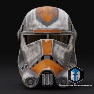 Hunter Bad Batch Helmet | Raw DIY Kit Scaled for You!