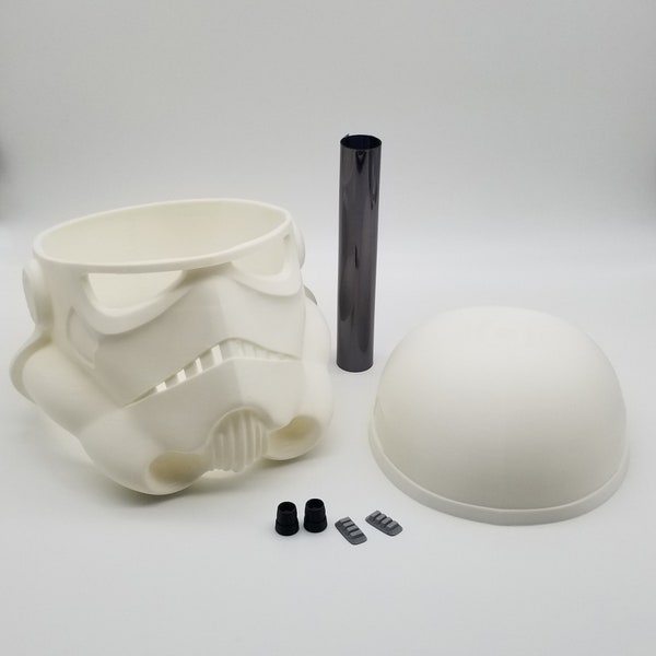 Imperial Stormtrooper Helmet Raw DIY Kit | Scaled to Fit