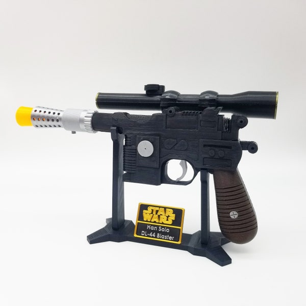 DL-44 Blaster Kit Based on the Solo Blaster | 1:1 Scale | Accurate Moving Trigger! | Physical DIY Parts Kit