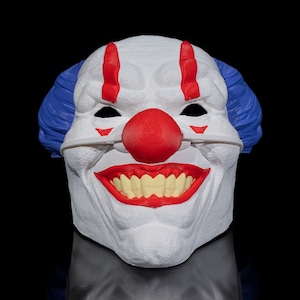 Masque de clown maléfique | Kit de bricolage brut | Accessoire portable