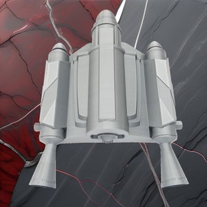 Jango Arena JT-12 Jet Pack Kit Full Size Screen Accurate Accessory for Fett Costumes