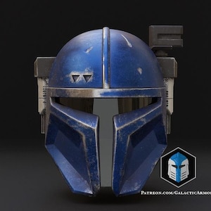 Raw DIY Helmet Accessory for Mandalorian Heavy Helmet  | Scale to Fit