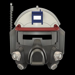 Fallout Responders Power Armor Helmet | Scaled to Fit | Raw DIY Kit