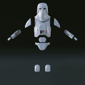 Snow Trooper Helmet and Armor | Scaled to Fit