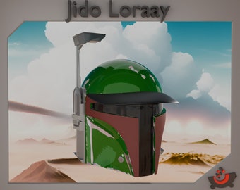 Bounty Hunter Custom Mando Helmet | Scaled to Fit | Jido Loraay