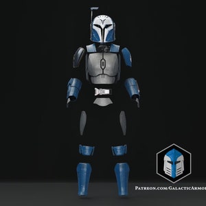 Bo-Katan Armor Set | Raw DIY Physical Kit | Scaled to fit