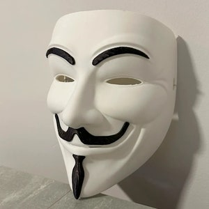 V Mask for your V for Vendetta Costume | Raw DIY Kit | Wearable Accessory