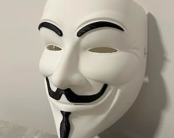 V Mask for your V for Vendetta Costume | Raw DIY Kit | Wearable Accessory