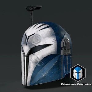 Bo-Katan Helmet DIY Kit with Visor | Scaled to Fit