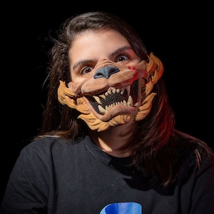 Lion Mask | Raw DIY Kit | Wearable Accessory