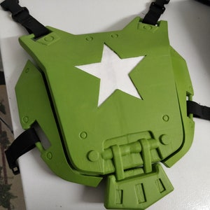 Combat Armor Acessories for Fall out Costumes| Raw DIY Parts Kit | Scaled to Fit