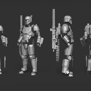 Paz Clean | Heavy Infantry Mando Armor Kit