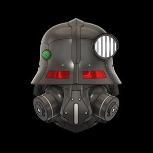 Fallout Brotherhood of Steel Helmet | Scaled to Fit | Raw DIY Kit
