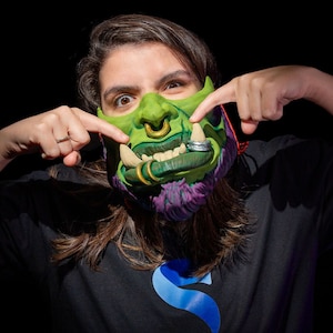 Orc Mask | Raw DIY Kit | Wearable Accessory