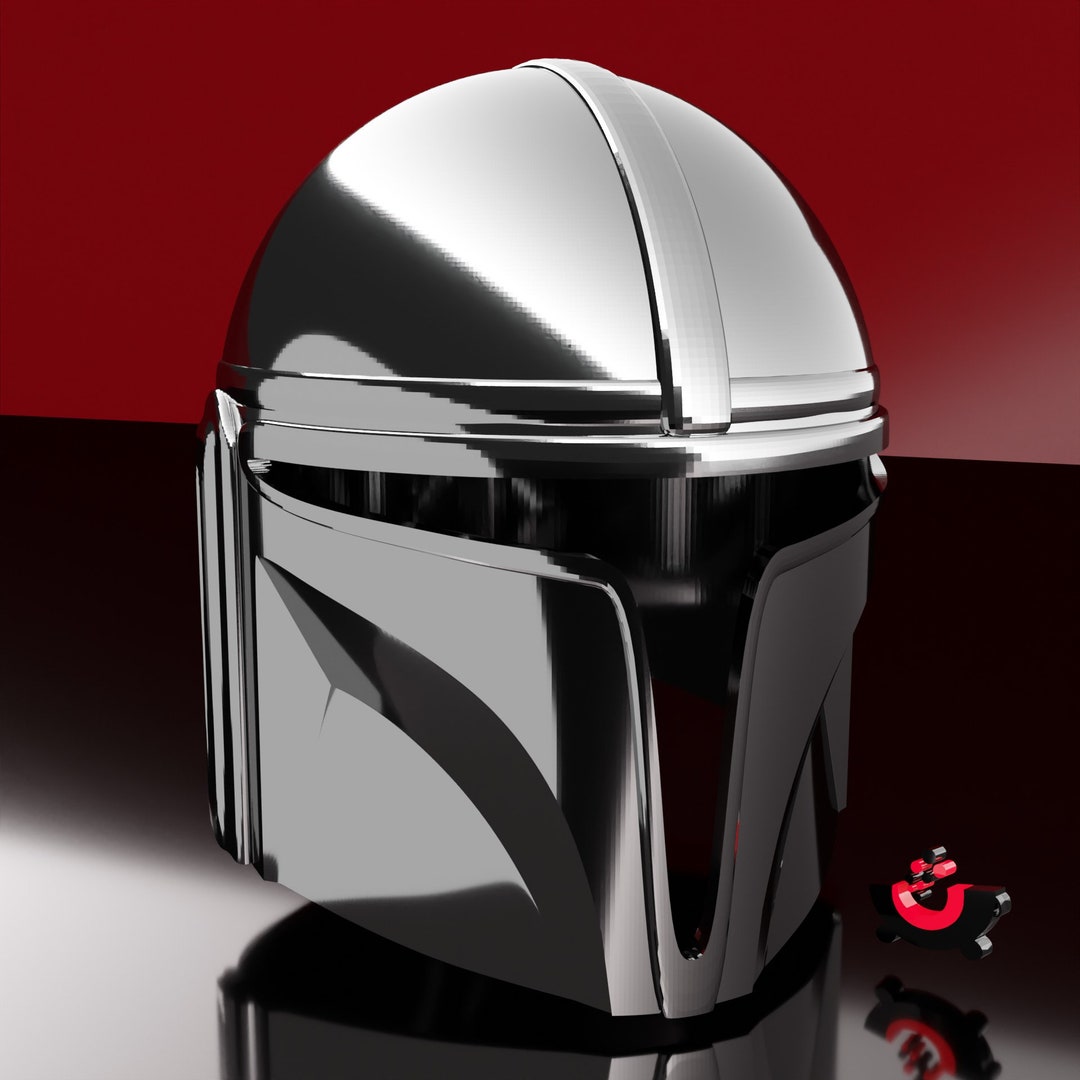 Custom Mandalorian Helmet With Visor Unique Design for Star Wars Fans