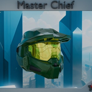Master Chief Helmet from The 2022 Show This is the Most Accurate Halo Helmet Available
