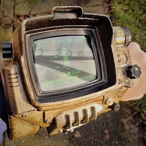 Functional Pipboy 3000 MKIV Use with a Phone Now with Moving Knobs and Dial | Raw DIY Parts Kit