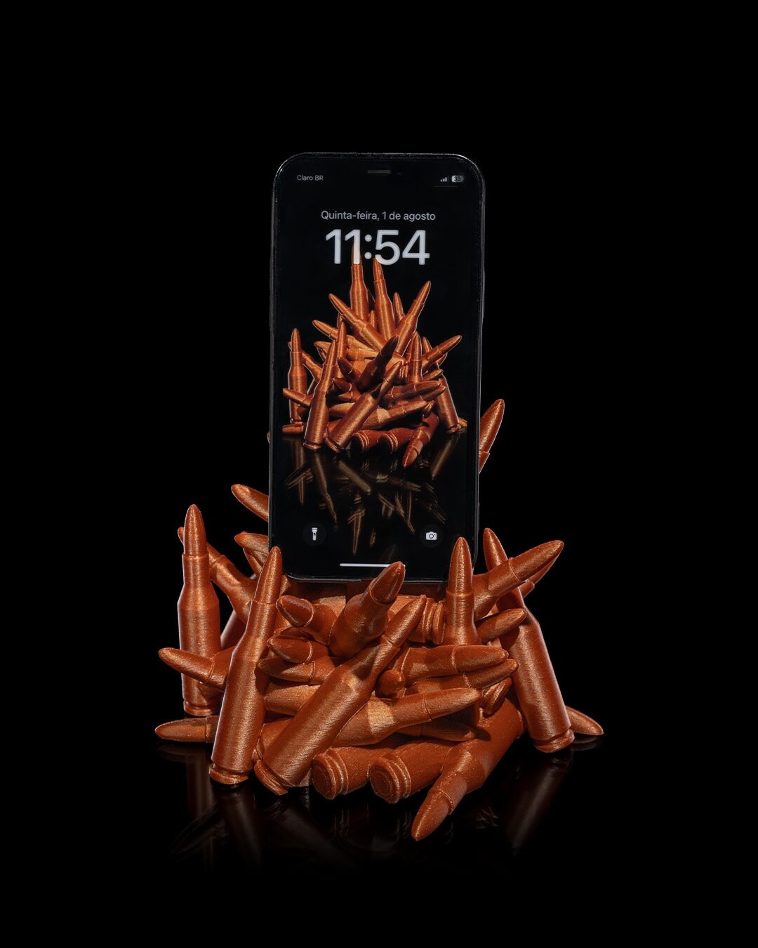 Give It A Shot Phone Holder Stand