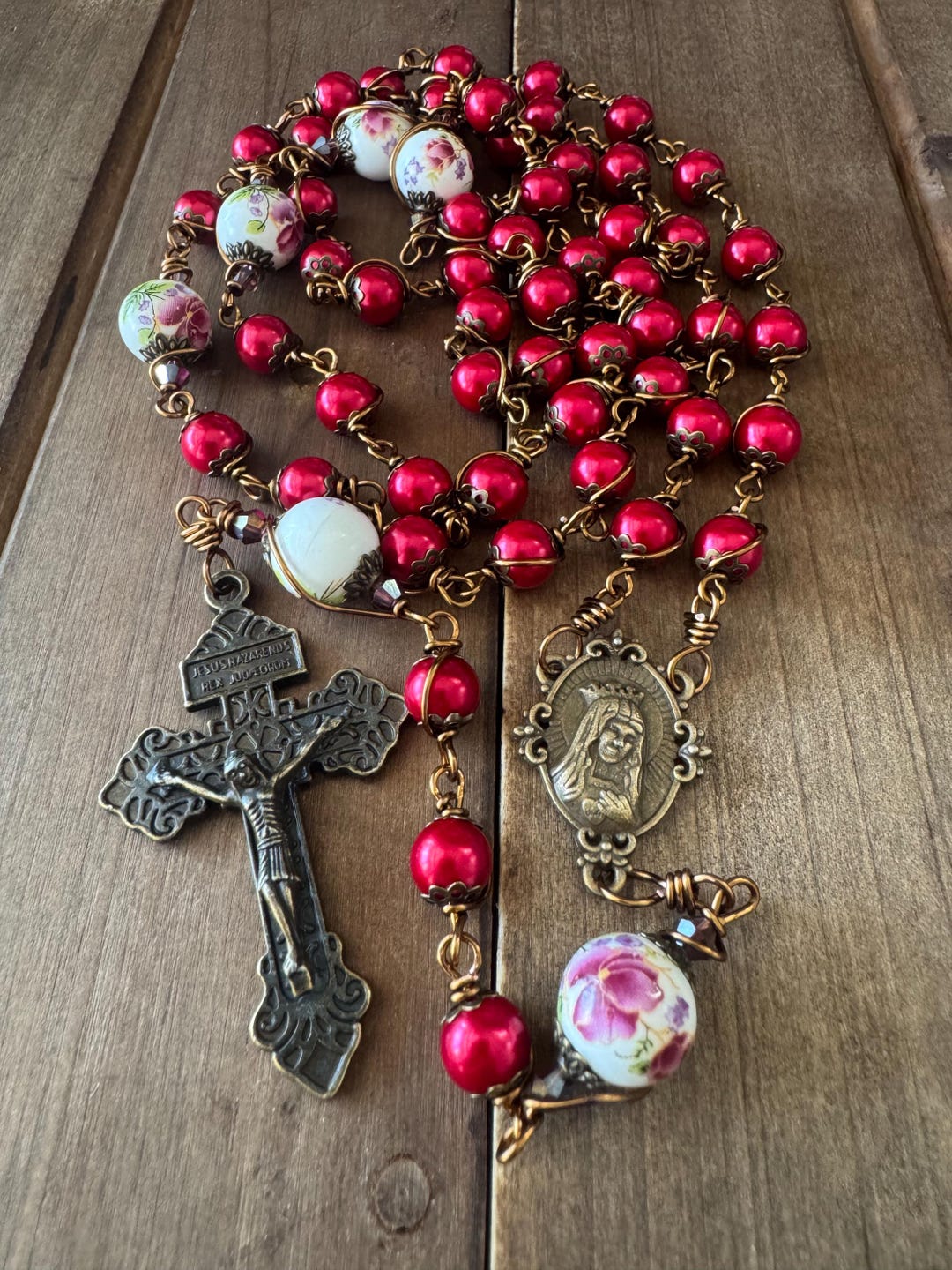 Unbreakable Rosary-immaculate Heart of Mary Catholic Rosary - Large ...