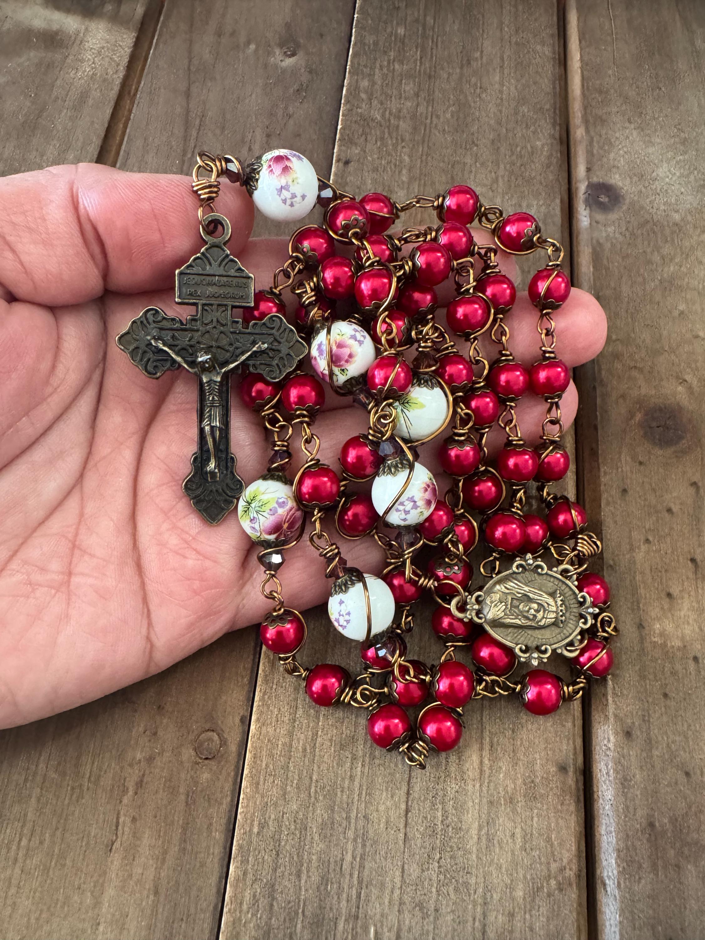 Unbreakable Rosary-immaculate Heart of Mary Catholic Rosary - Large ...