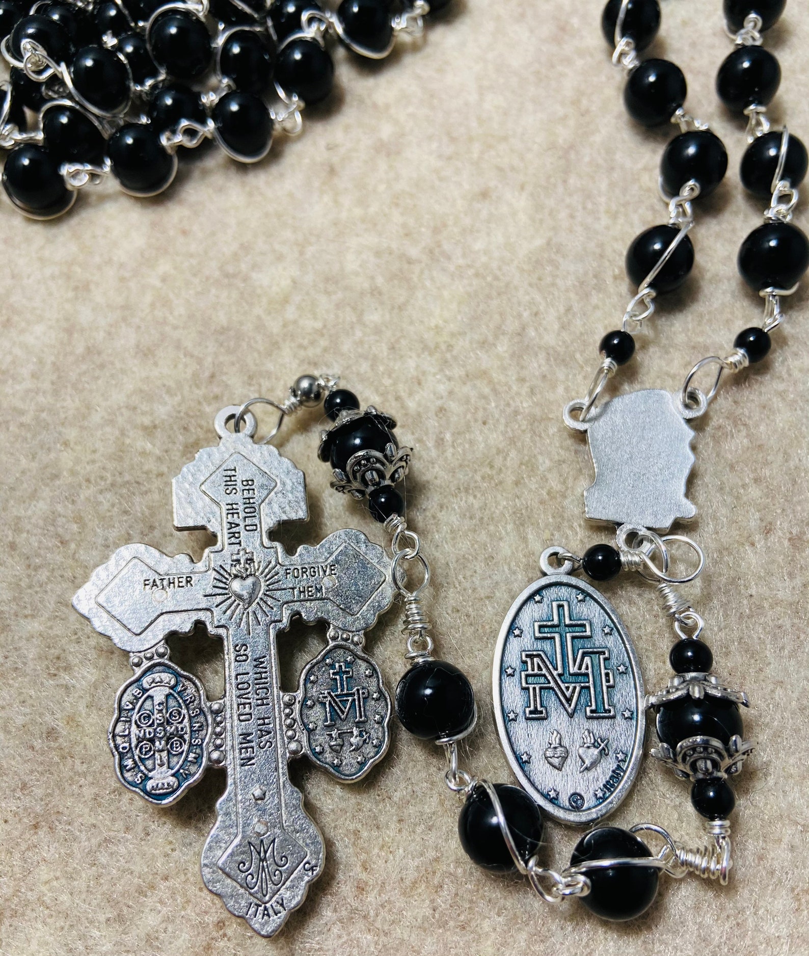 15 or 20 decades Catholic rosary Unbreakable rosary 15/20 Etsy