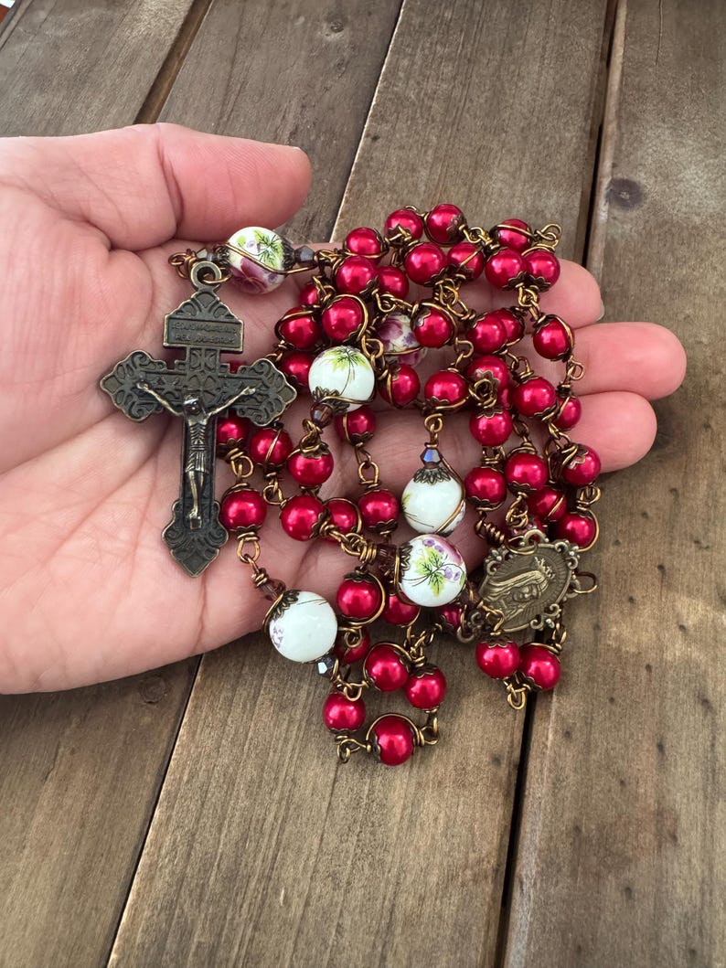 Unbreakable Rosary-immaculate Heart of Mary Catholic Rosary - Large ...