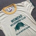 Women's Wilderness Club Retro Ringer T-shirt, Dillas, Western, Southwest Tshirt, Armadillo shirt, funny  graphic tee, hiking shirt 