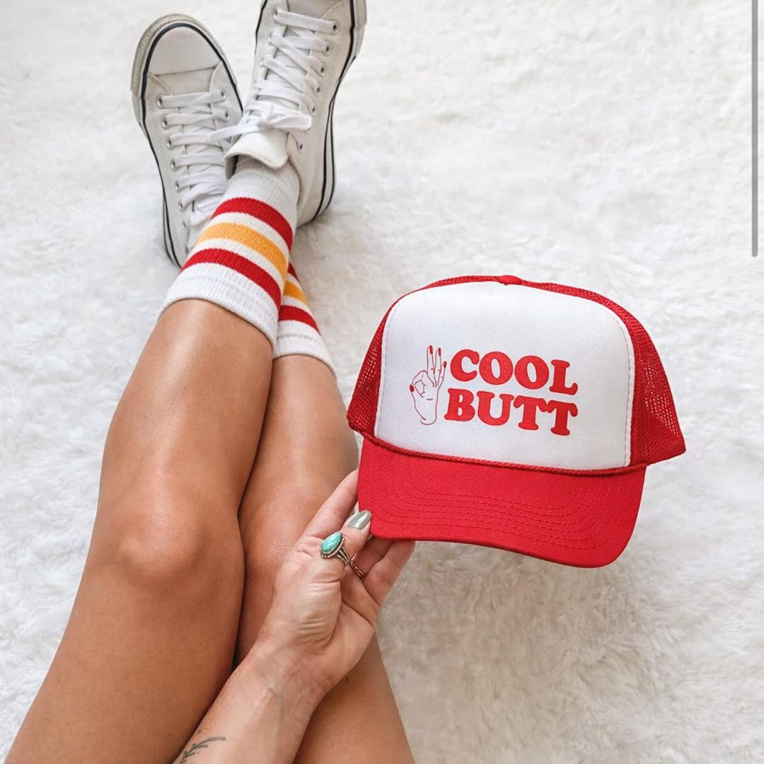 Cool Butt Trucker Hat - Funny Hat - Random - Silly - Raunchy- Gifts for ...