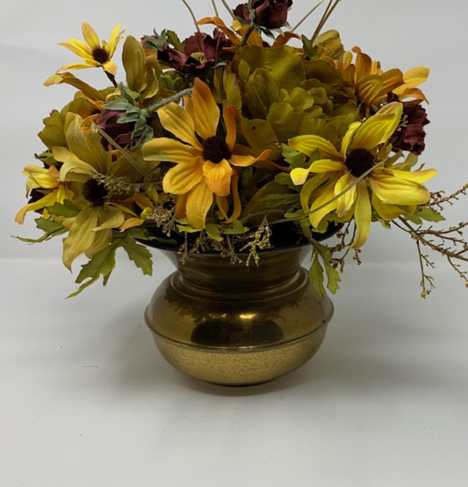 Fall Silk Flowers, Autumn Silk Flowers, Faux Autumn Flowers, Faux Fall