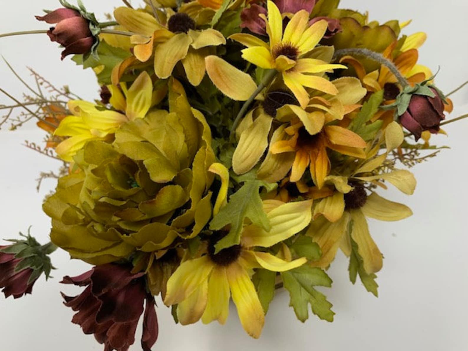 Fall Silk Flowers, Autumn Silk Flowers, Faux Autumn Flowers, Faux Fall
